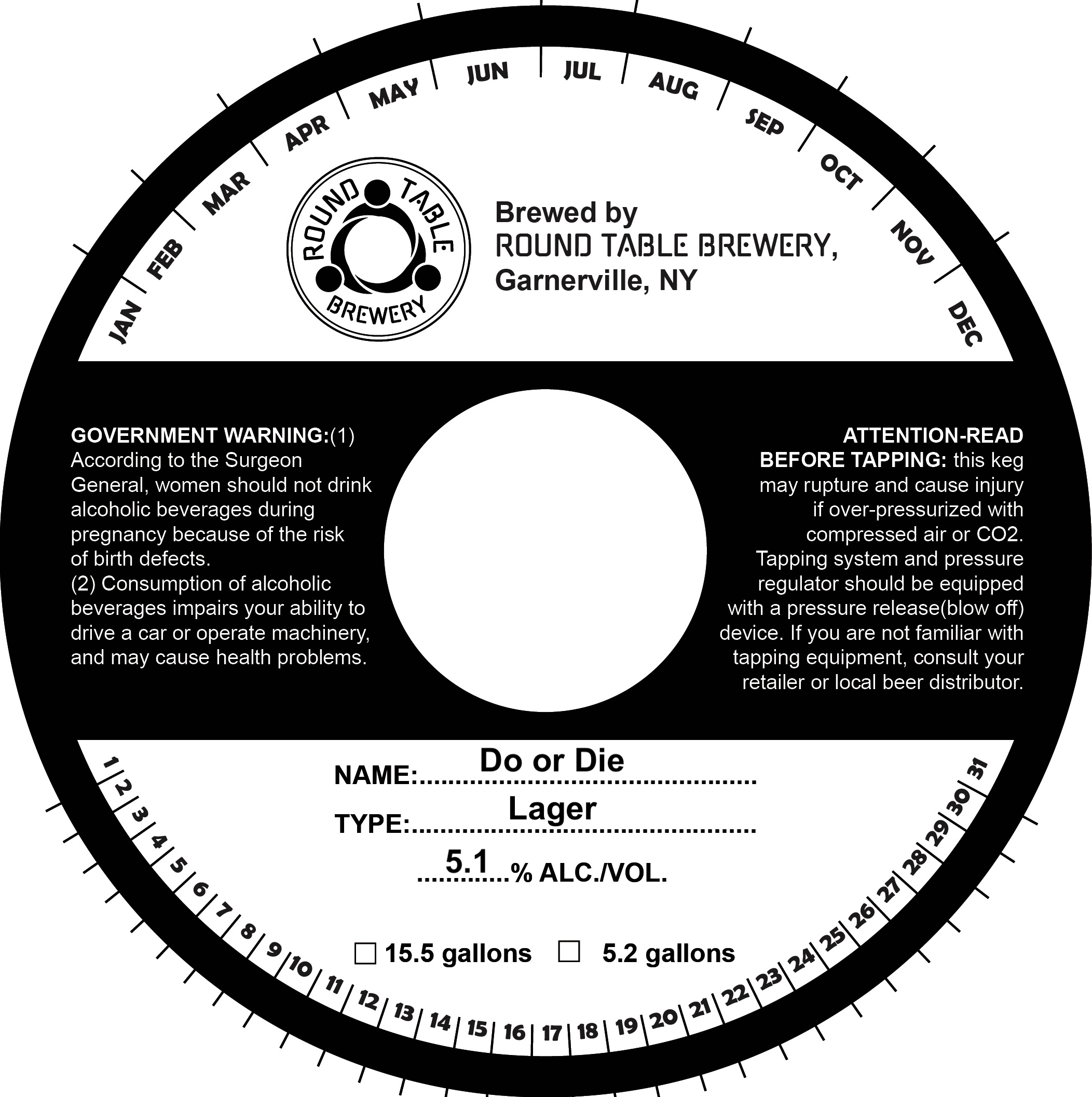 Front label artwork for DO OR DIE